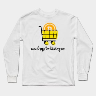 Crypto Living Bitcoin With Website Design 1 Long Sleeve T-Shirt